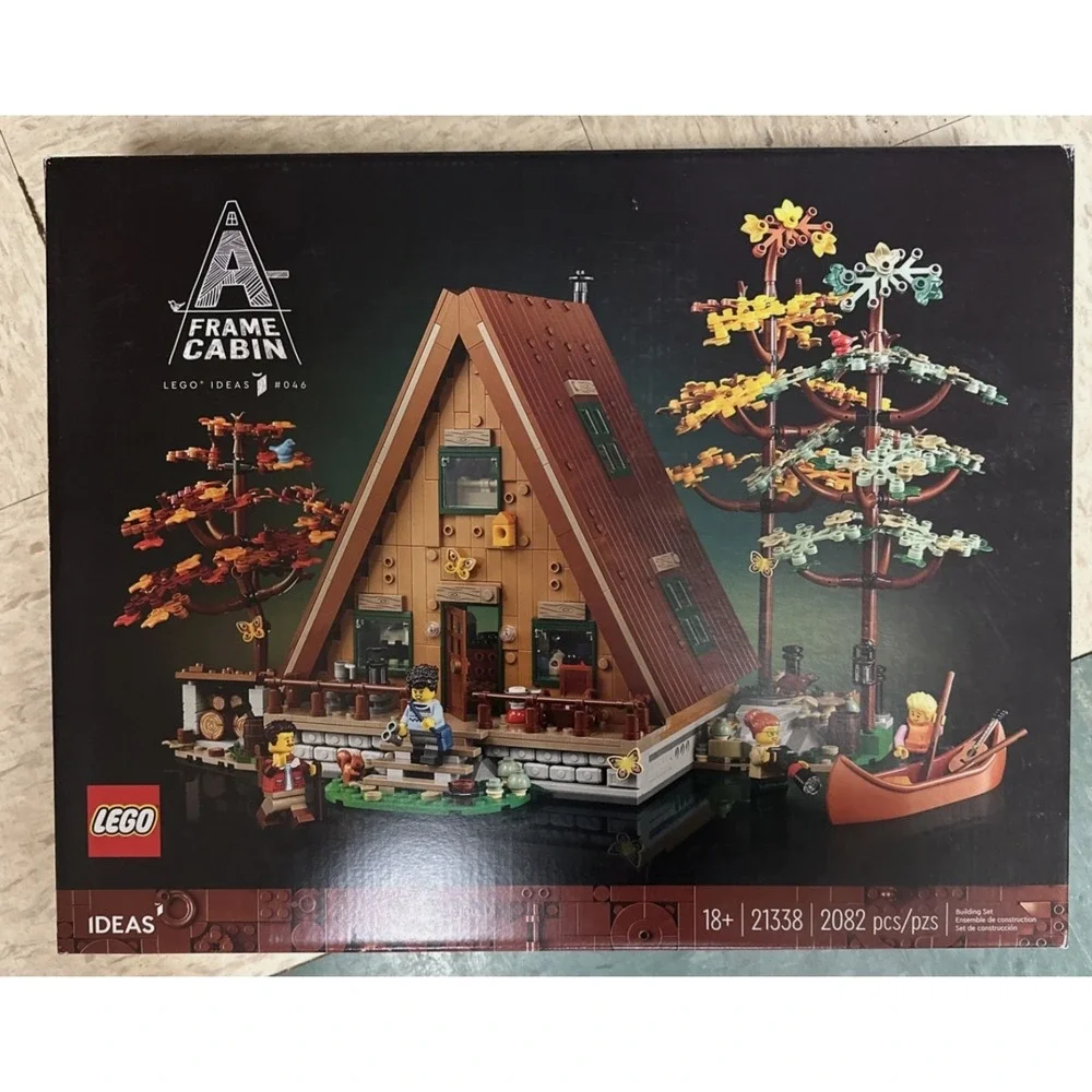 LEGO Ideas A-Frame Cabin 21338, New, Sealed, US, in hand